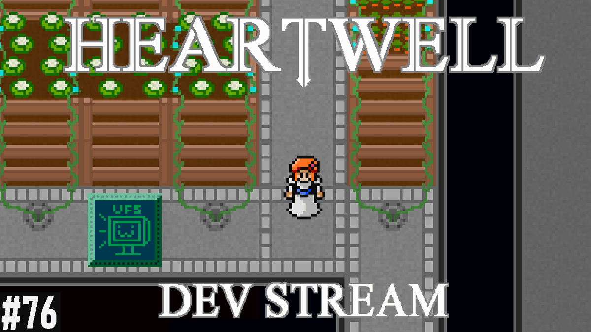 📷 In case you missed it, check out the 76th Heartwell Dev Stream: youtu.be/hA7BMElapFw

During this stream, I made changes to the Opening Cutscene as part of the screen resizing rework! Thank you all so much for the support!    

#solodev #IndieGames #MadeWithFusion