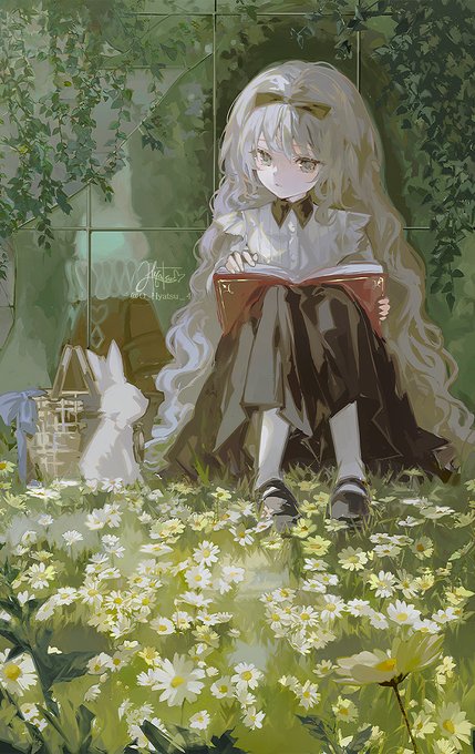 「reading skirt」 illustration images(Latest)