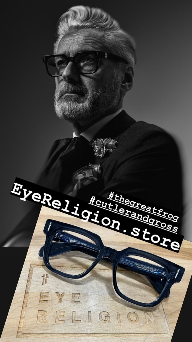 Cutler &amp; Gross x The Great Frog x Eye Religion 
.
Available here : eyereligion.store/searchresults.…