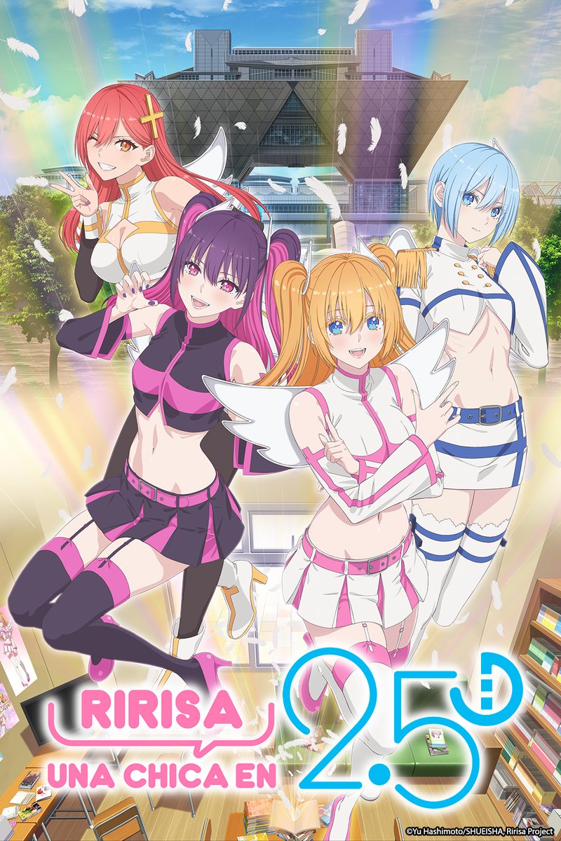 ANMO_Sugoi's tweet photo. Durante una transmisión especial, la plataforma de streaming @Anime_Onegai  anuncio que el anime "RIRISA UNA CHICA EN 2.5D (2.5 Dimensional Seduction)" llegara el próximo 5 de julio.

#ririsa_cosplay 
#にごリリ https://t.co/vyLaxESYOg