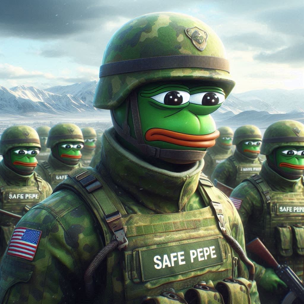 donald_d_or's tweet photo. Join our troops if you can’t find what to ape on #sol 

Safe ❤️
Based community 🚀
Doxxed dev 👁️👁️
$spepe

https://t.co/JsnttlocvG https://t.co/IJq6mzbhHN