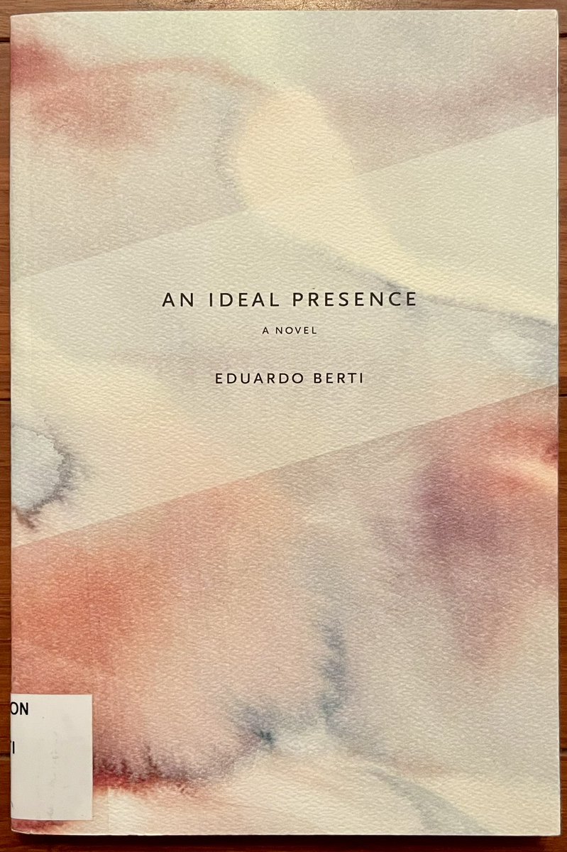I also highly recommend An Ideal Presence
by Eduardo Berti also translated from the French by Daniel Levin Becker, the first book from Fern Books.