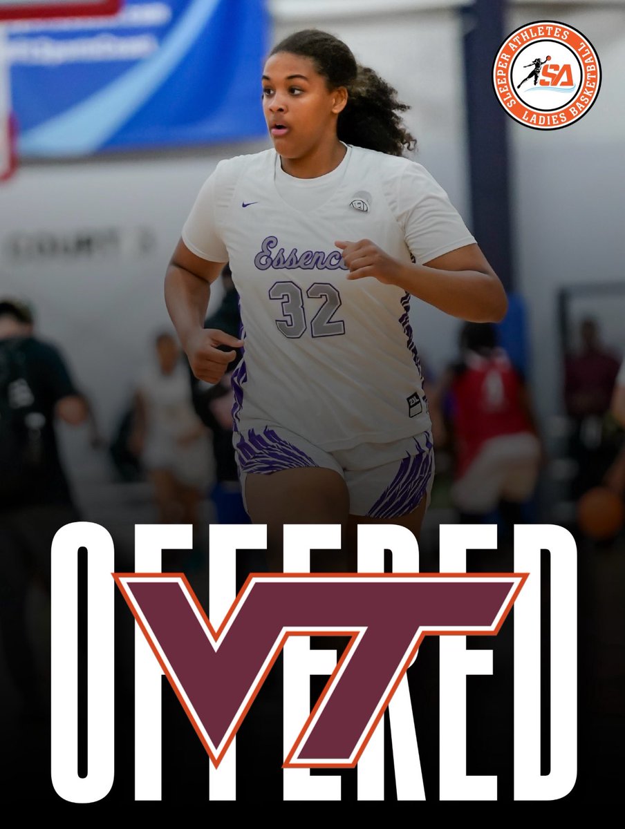 Sleeper Athletes Ladies Basketball (@sathleteslbb) on Twitter photo #Thompson HS (AL) & <a href="/EssenceGirlsBB/">Essence Girls Basketball</a> 2027 C Jayla Forbes (<a href="/JaylaForbes2027/">Jayla Forbes</a>) receives offer from the #VirginiaTech #Hokies
<a href="/CoachMeganDuffy/">Megan Duffy</a> <a href="/ItoroColeman/">Coach Itoro</a> <a href="/sharneezoll/">Sharnee Zoll-Norman</a> <a href="/coachjen_Hoover/">Jennifer Hoover</a> <a href="/HokiesWBB/">Virginia Tech Women's Basketball</a> #Thompson HS (AL) & <a href="/EssenceGirlsBB/">Essence Girls Basketball</a> 2027 C Jayla Forbes (<a href="/JaylaForbes2027/">Jayla Forbes</a>) receives offer from the #VirginiaTech #Hokies
<a href="/CoachMeganDuffy/">Megan Duffy</a> <a href="/ItoroColeman/">Coach Itoro</a> <a href="/sharneezoll/">Sharnee Zoll-Norman</a> <a href="/coachjen_Hoover/">Jennifer Hoover</a> <a href="/HokiesWBB/">Virginia Tech Women's Basketball</a>