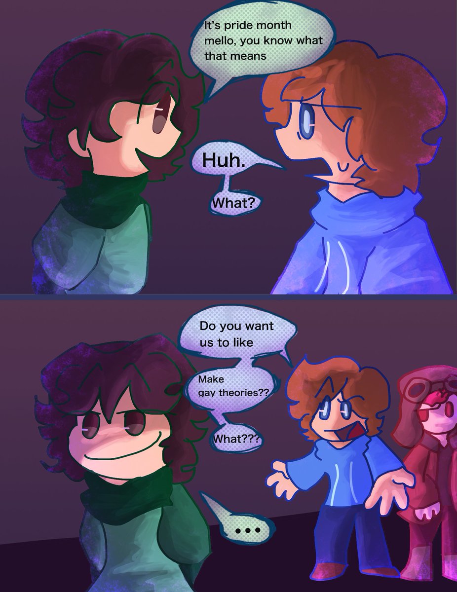 AudsAnimates's tweet photo. Pride month
#TheoristTrio #TheoristTrioArt (yes I’m making these hashtags now fuck it) https://t.co/SSc5PNuE4H