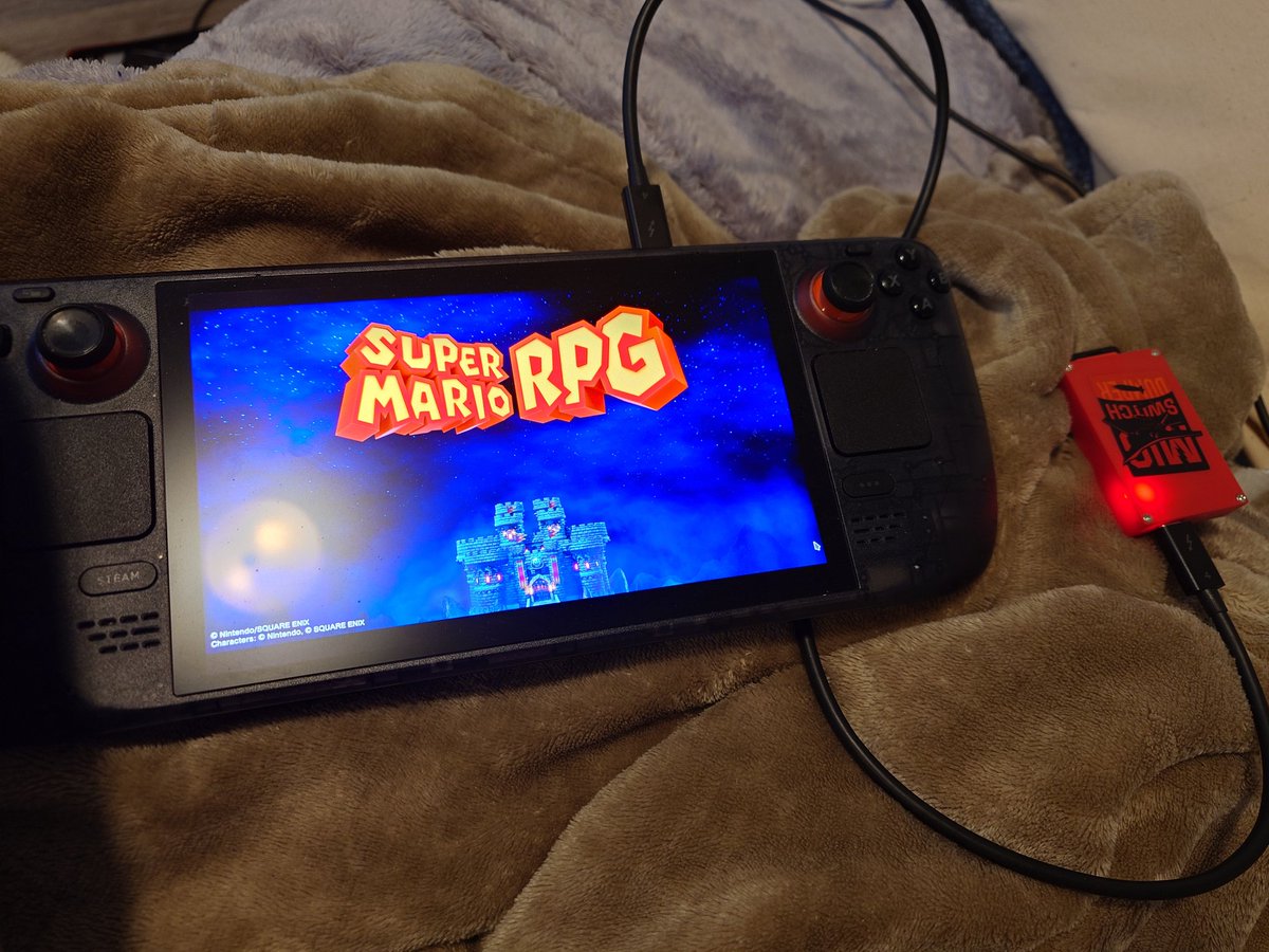 tired: playing downloaded ROMs on a Switch wired: using my legally-paid-for cartridges on a Steam Deck