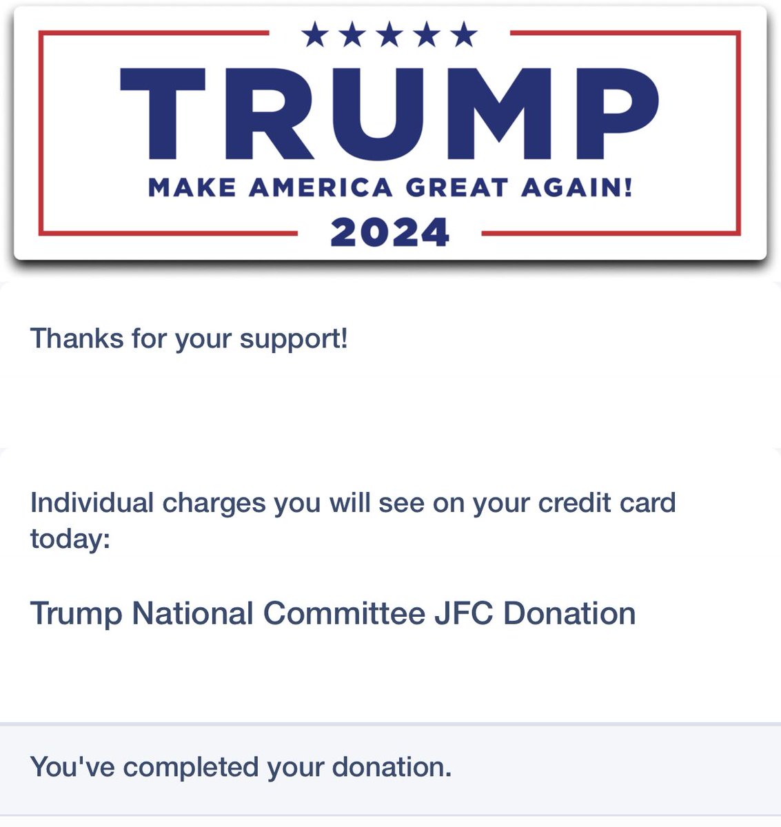 I’m a registered Democrat from New York. Have never donated to a political campaign before. I’ve just donated to @TeamTrump because our justice system is rotten to the core. I suggest you do the same to save our democracy.