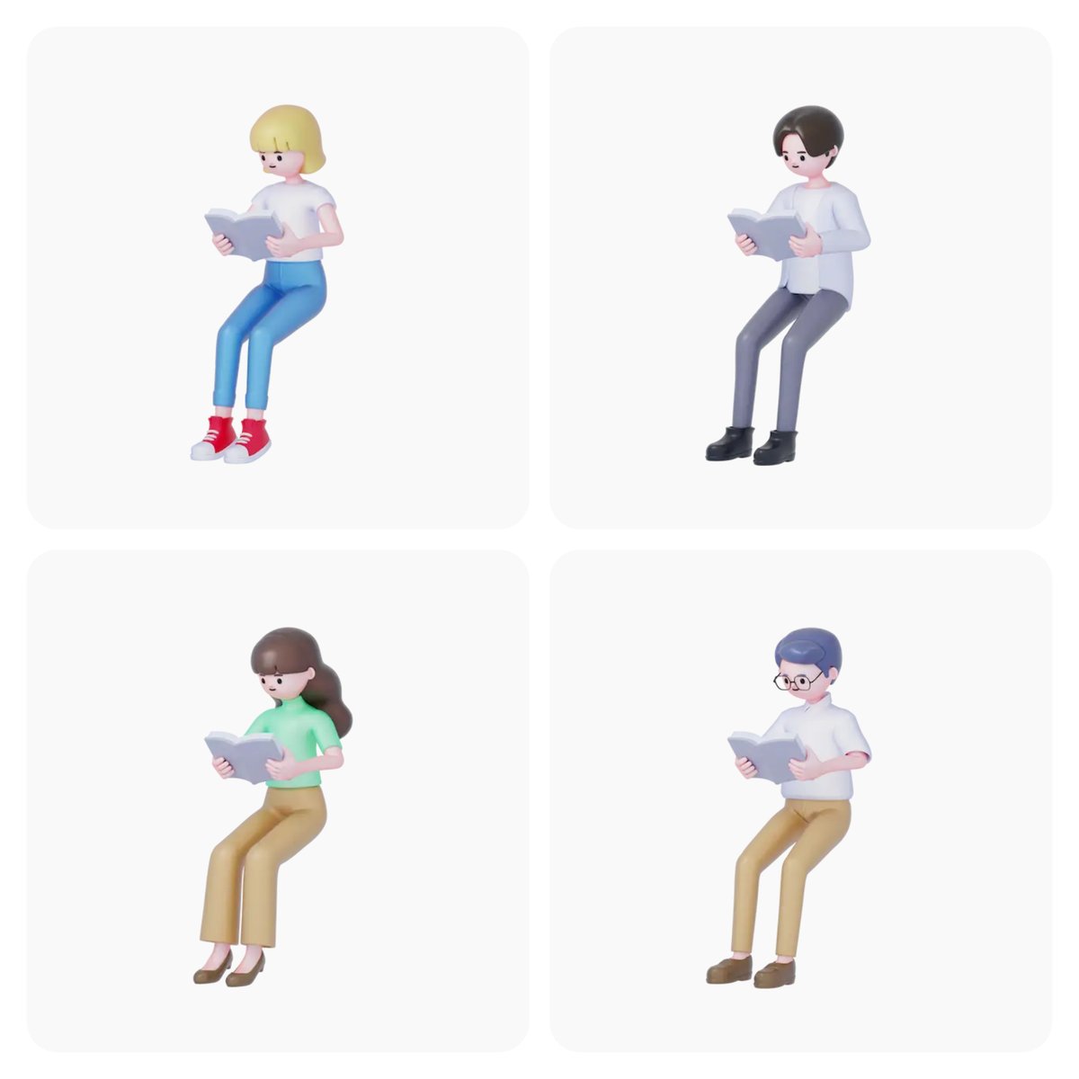 本を読む人たち📚

無料で使えるイラスト素材の3Dfun
3d-fun.graphics

#フリー素材 #イラスト素材