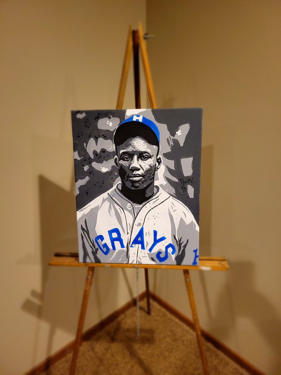 oyster_art's tweet photo. Josh Gibson
Catcher, Slugger 
Buena Vista, Georgia 
Homestead Grays 
16x20 acrylic canvas #painting #art #baseball #colorSplash This piece is #available https://t.co/8ilrhxznH2
