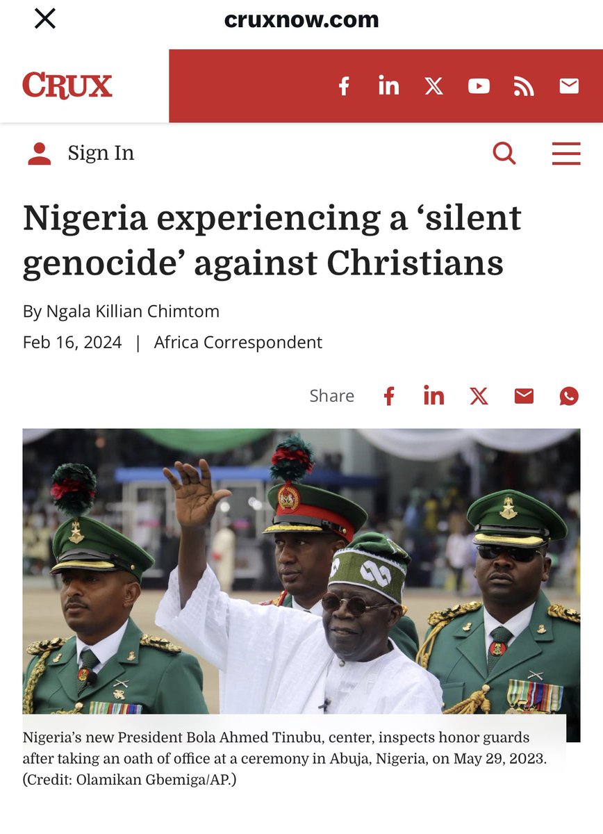 8,000 Nigerian Christians were murdered by lslamists in one year.