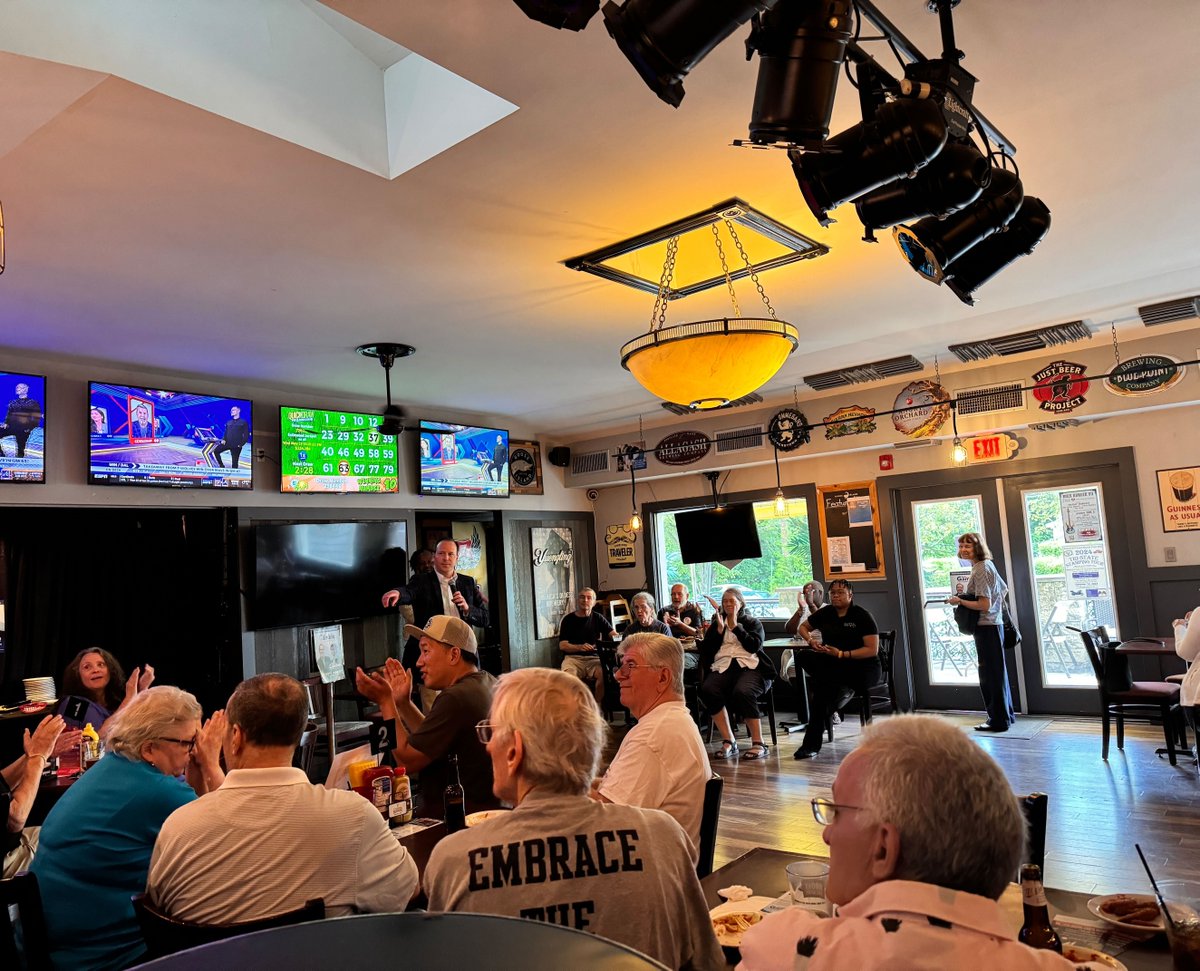 TedGamble4BLMFD's tweet photo. The team had a fantastic Meet and Greet event at Old Canal Inn on Wednesday night! We discussed may topics such as senior housing, solar campaign and animal shelter updates. 
Thank you to everyone who attended! 
#bloomfield #bloomfieldnj #teamgamblecauthen #tedgamble4bloomfield https://t.co/RANiqX95CR
