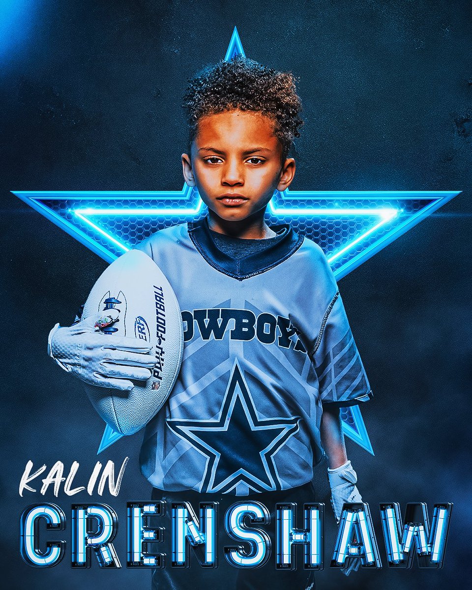 My nephew completed his first flag football season! He and the Cowboys came in second on the season! I of course had to make a graphic to commemorate him being a Cowboy!