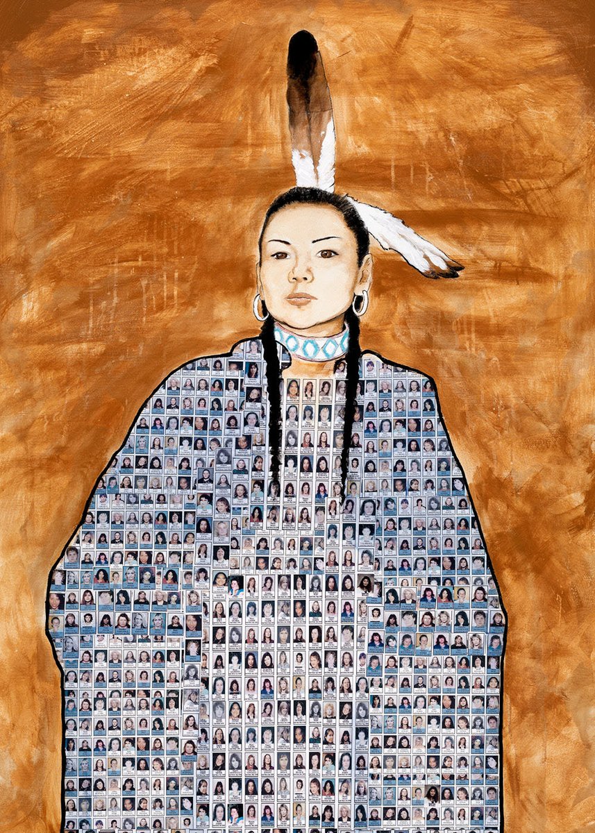 “Still Dancing” by Jonathan Labillois  honors the missing and murdered Indigenous women and girls in Canada.

This work is one of the #socialjustice postcards you could receive when you become a monthly donor in May. Learn more here: thirdact.org/donate/justice… #climateaction