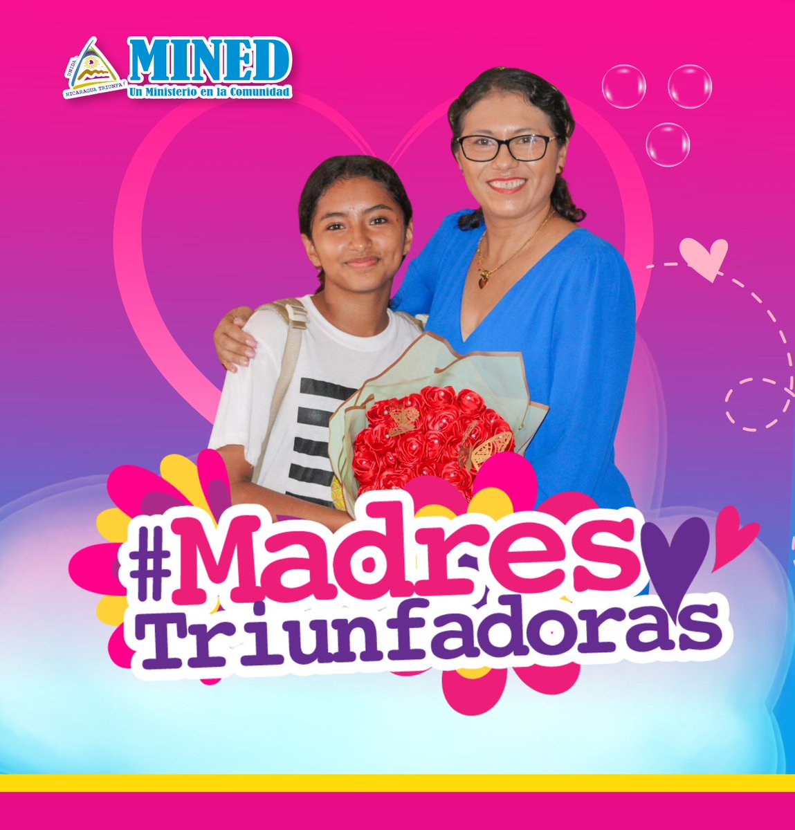 Viva la madre nicaragüense! #SomosUNAN #MadresTriunfadoras #TodosJuntosAl4519