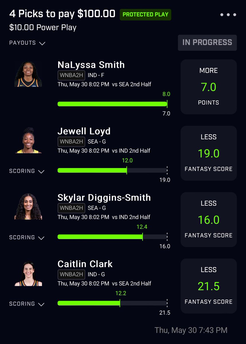 LIVE game protected plays > 

🙂‍↔️