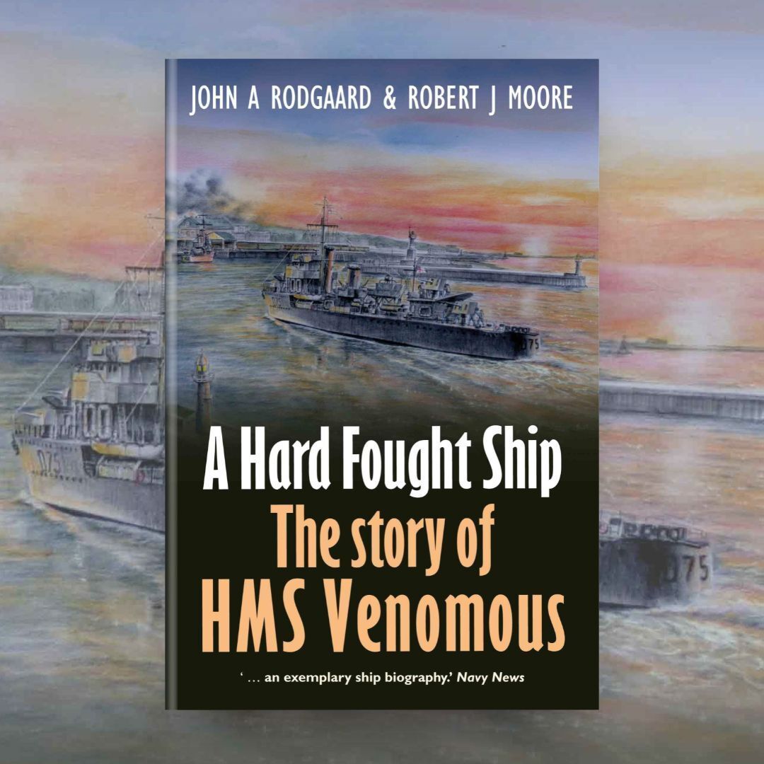 #NewBook 📖 - A Hard Fought Ship 🚢 An exhilarating story of one of the 67 V&W destroyers pivotal in WWII. From high-speed dashes in Europe to Atlantic convoys and the Mediterranean, Venomous's legacy is unparalleled. 🌊⚓ #NavalHistory 🛒 buff.ly/4bnD6Ls