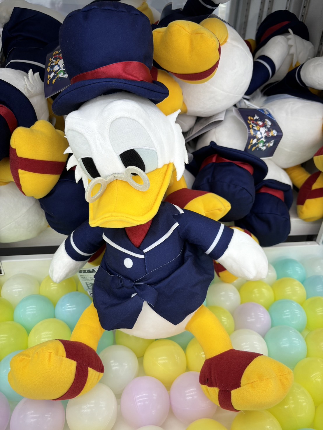 ドナルドダック L ぬいぐるみ ブレザーコスチューム ドナルドダック　ブレザーコスチューム　Lぬいぐるみ　ディズニー