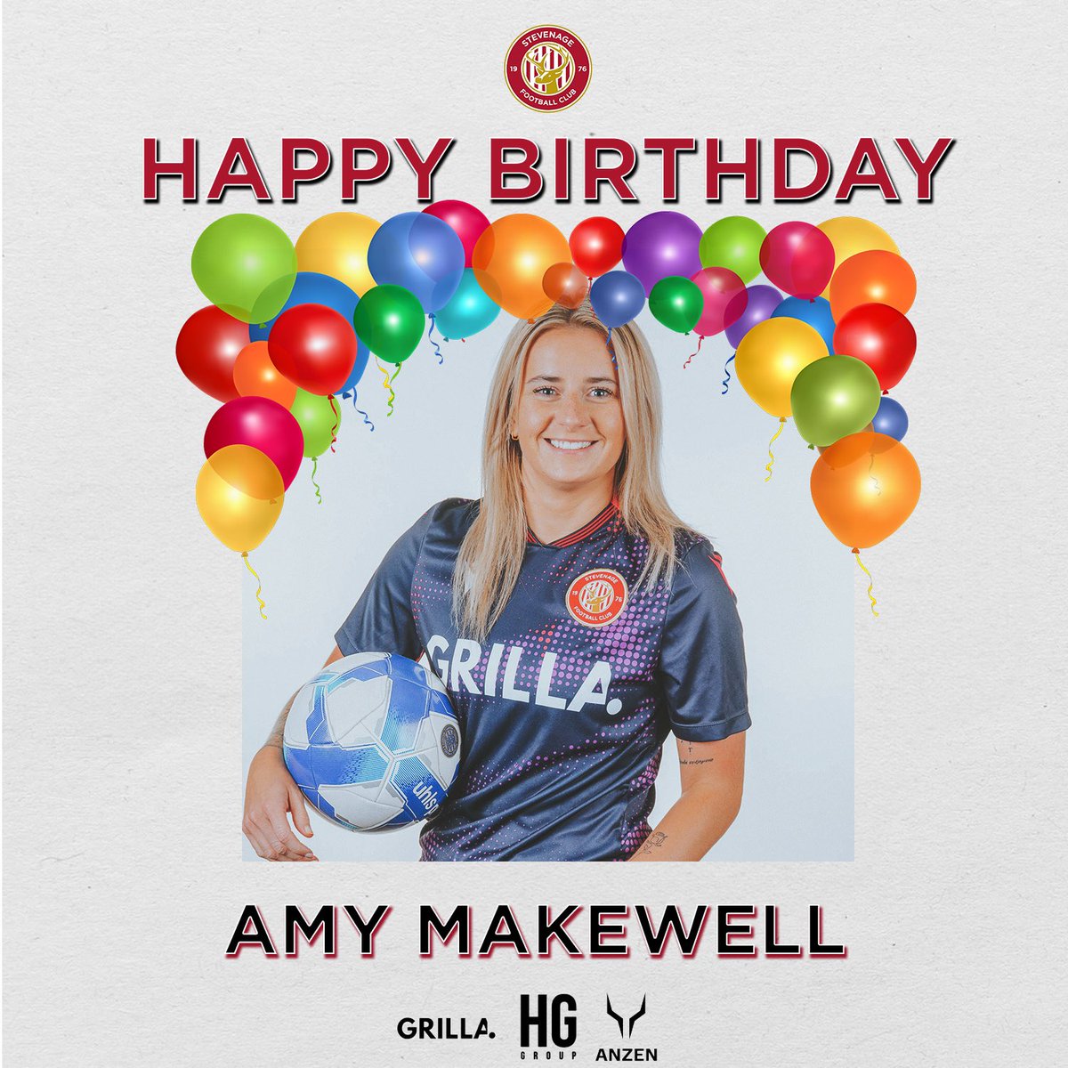 Everyone at SFCW would like to wish our legendary #9 <a href="/amymakewell/">Amy Makewell</a> a very happy birthday! Hope you have a great day, Makes 🥳🥳 #TogetherForBoro 🔴⚪️