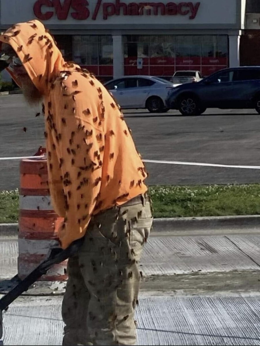 Concrete workers in Harrisburg are having a hard time of it due to the cicada invasion. They’re attracted to vibrations so the equipment is drawing them in. 

Post Credit Southern Illinois Weather Information
facebook.com/share/ps61qrkq…

#ChicagoScanner #cicada #SouthernIllinois