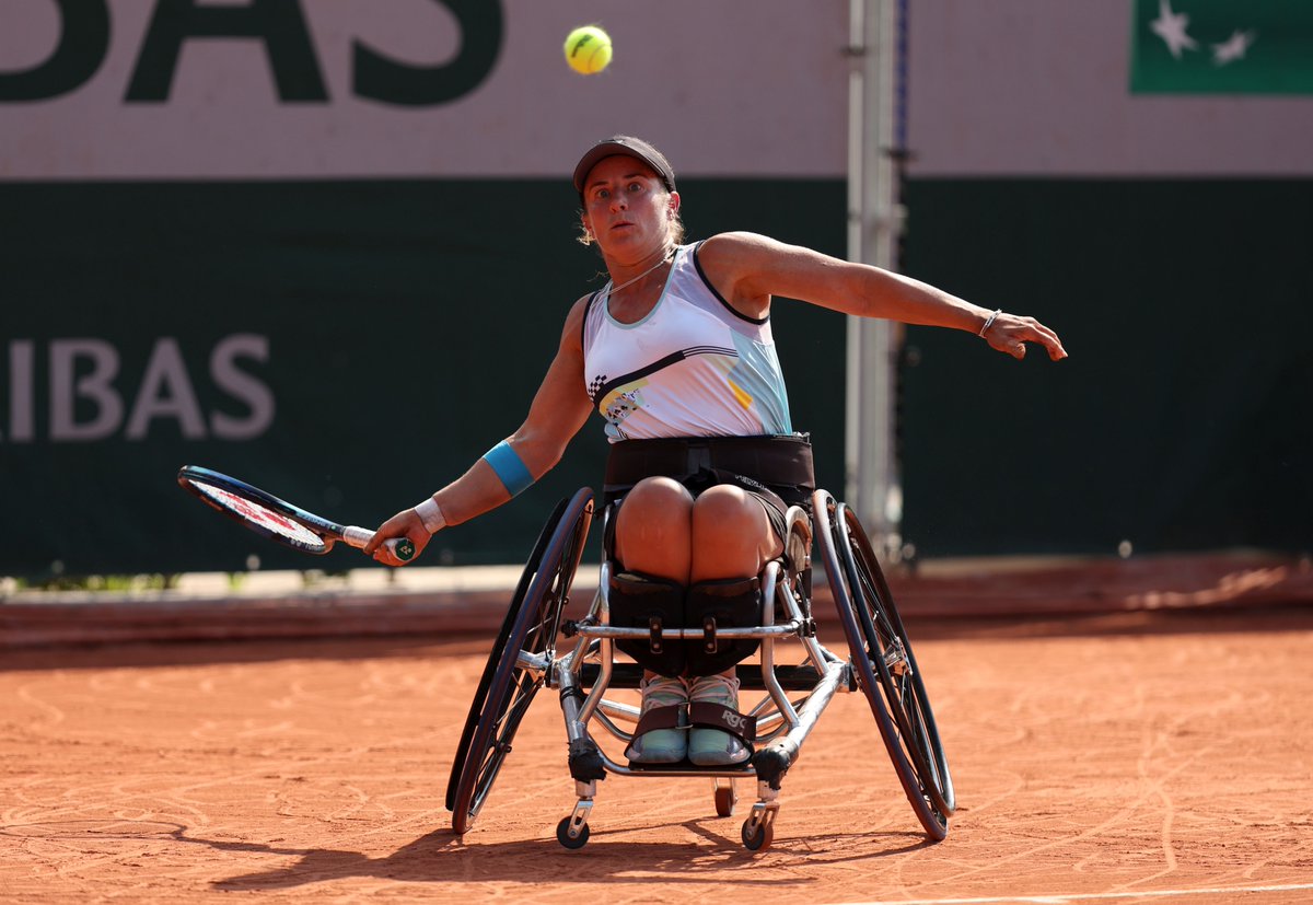 Next Stop 🔜 Roland Garros

Lucy Shuker bows out of this week's ITF1 Open International de Royan in France against home opposition... 

6-3, 6-4 against Ksenia Chasteau in singles and 6-4, 6-4 against Chasteau & Pauline Deroulede in doubles.

#BackTheBrits 🇬🇧 | #wheelchairtennis