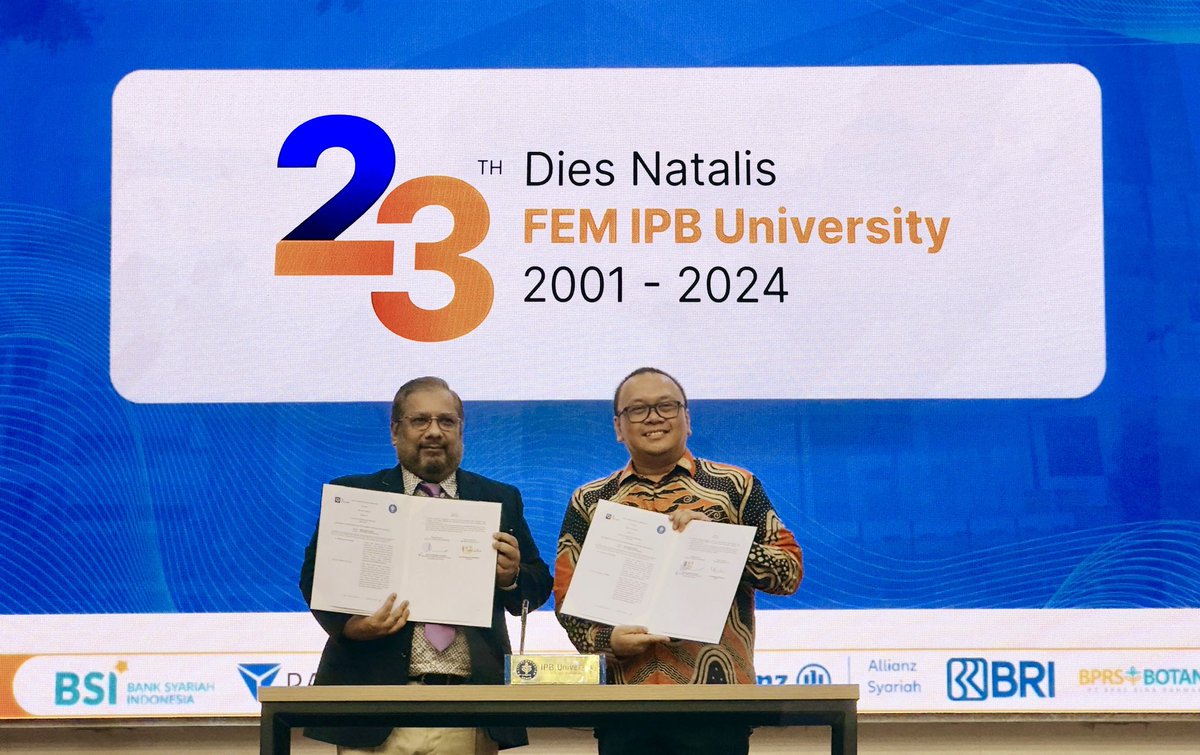 We're thrilled to share the exciting news of a groundbreaking collaboration between the Faculty of Islamic Economics and Management, IPB University (<a href="/ipbofficial/">IPB</a>) , and IBF Net Group. 

On the auspicious occasion of the "Dies Natalis" or Foundation Anniversary of the Faculty, a