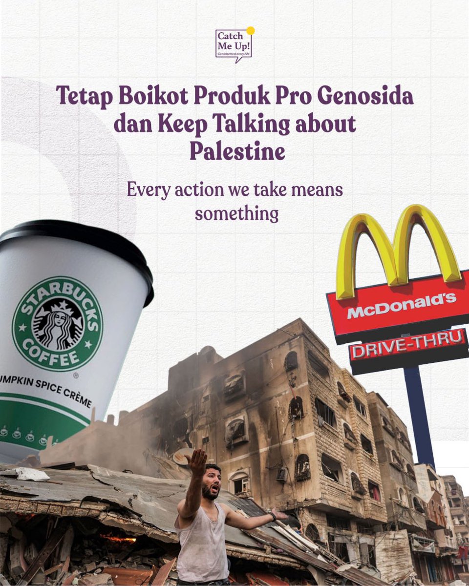 Apapun alasannya, pembunuhan massal masyarakat sipil di Gaza tuh nggak bisa dibenarkan, guys. Makanya kita perlu bantu para korban genosida dengan stay informed dan terus boikot produk dari negara pro genosida.