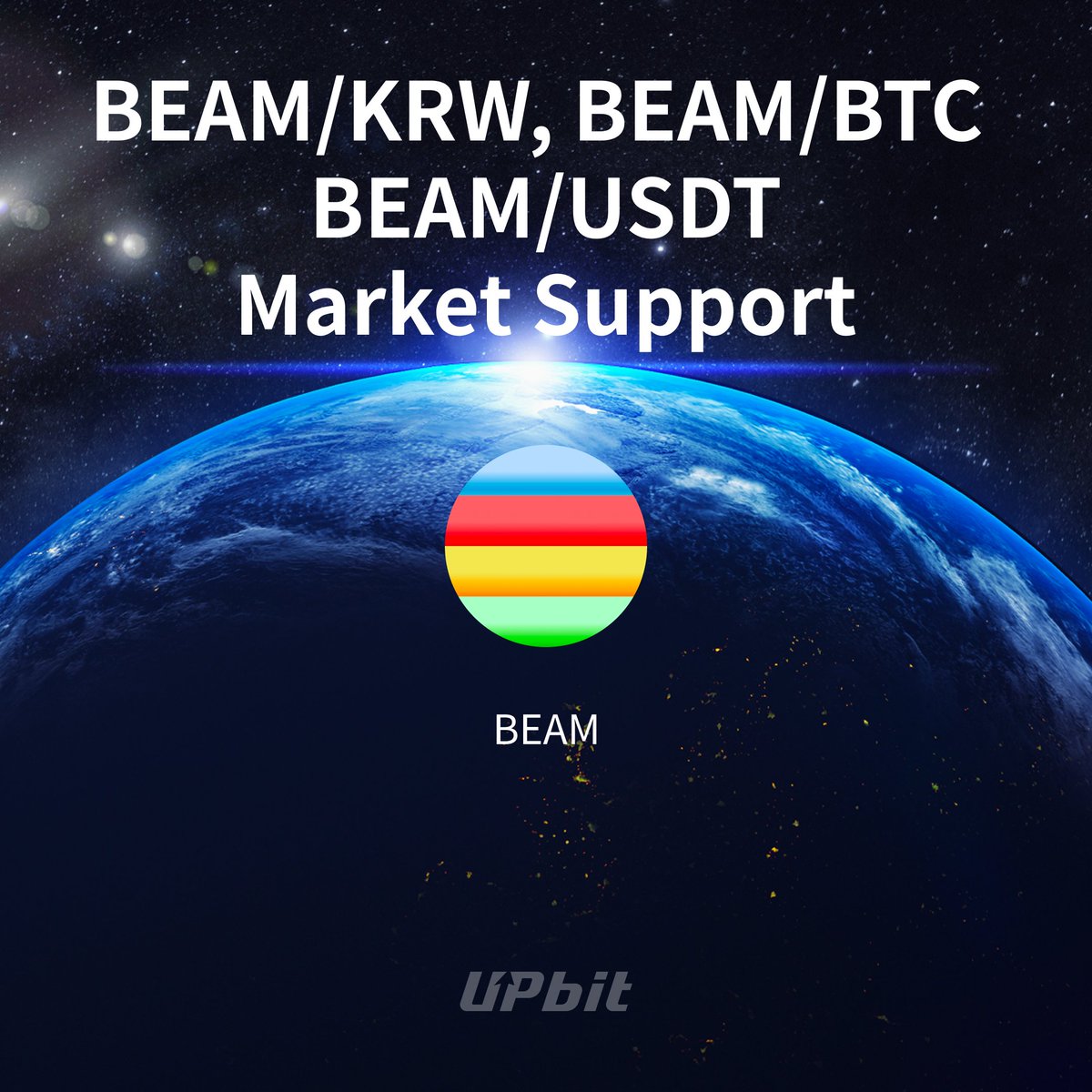 @MeritCircle_IO @BuildOnBeam Beam(BEAM) Market Support ✅ Supported Market: KRW, BTC, USDT Market 📅 Trading opens at: 2024-05-31 18:00 ~ 19:00 KST (estimated time) 🔗 Discover more: upbit.com/service_center… #Upbit #BEAM