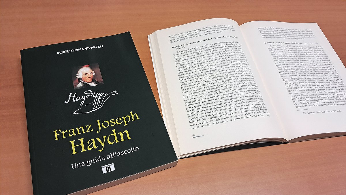 Il 31 maggio 1809 muore Franz Joseph Haydn.
Ecco una guida all'ascolto delle composizioni di Haydn con un linguaggio accessibile a tutti, senza trascurare l’aspetto tecnico proprio dell’arte musicale.
zecchini.com/franz-joseph-h… 

#zecchinieditore #Haydn #musicaclassica #libri