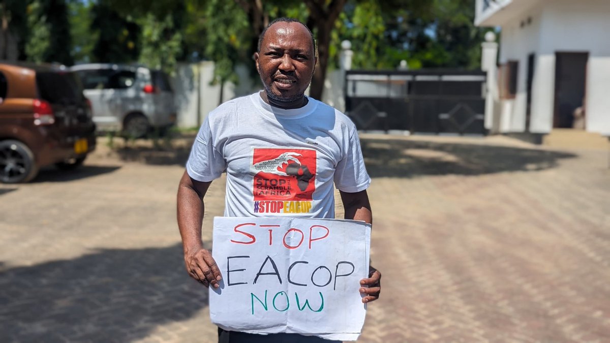 🚨 'EACOP will heighten the impacts of the climate crisis, intensifying livelihood insecurity. Let's stop this project for future generations.' – Baraka Machumu #StopEACOP #ClimateCrisis #SecurityInsights @stopEACOP @ZakiMamdoo @merynewarah @MariaSTsehai @GreenFaith_Afr