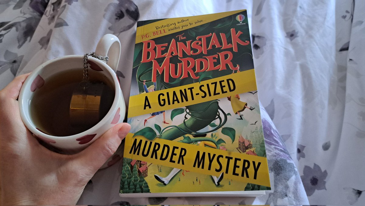 Friday morning brings a giant murder mystery that needs solving. I'm really excited about reading The Beanstalk Murder @petergbell @Usborne
