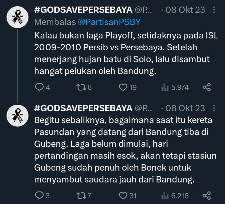 PenontonUmum_'s tweet photo. @Adiudunk_R @jamril_nursehan @jalur5_ @KAI121 ngaku sorangan Bandung mah emang selalu hangat, jadi ulah noel Bandung lamun mbung ditoel balik...

ayeuna kaasupan jurig jarian, ngke mun geus aya nu maot deui nyieun captionna "tidik idi sipikbili sihirgi nyiwi" https://t.co/KDXZ3RqcXc