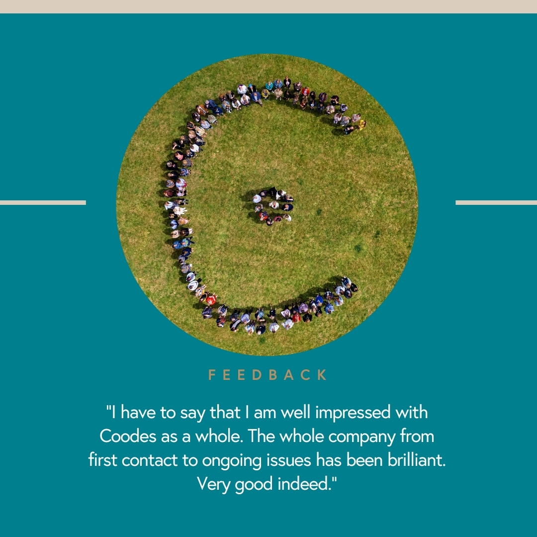 Thrilled to have received such wholesome feedback as one big company!

Thank you from all at Coodes Solicitors.

coodes.co.uk

#ClientFeedback #ClientSatisfaction #Feedback