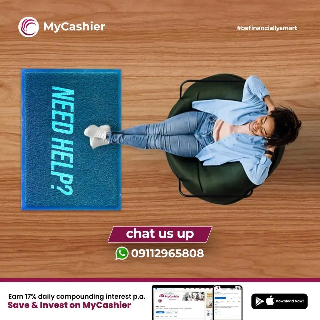 mycashierlife's tweet image. Hello Cashier Family

We always on a standby to resolve your complaint promptly.

You can chat us up on;
WhatsApp - 09112965808
Facebook - @mycashierlife
Instagram - @mycashierlife

#mycashierlife
#befinanciallysmart