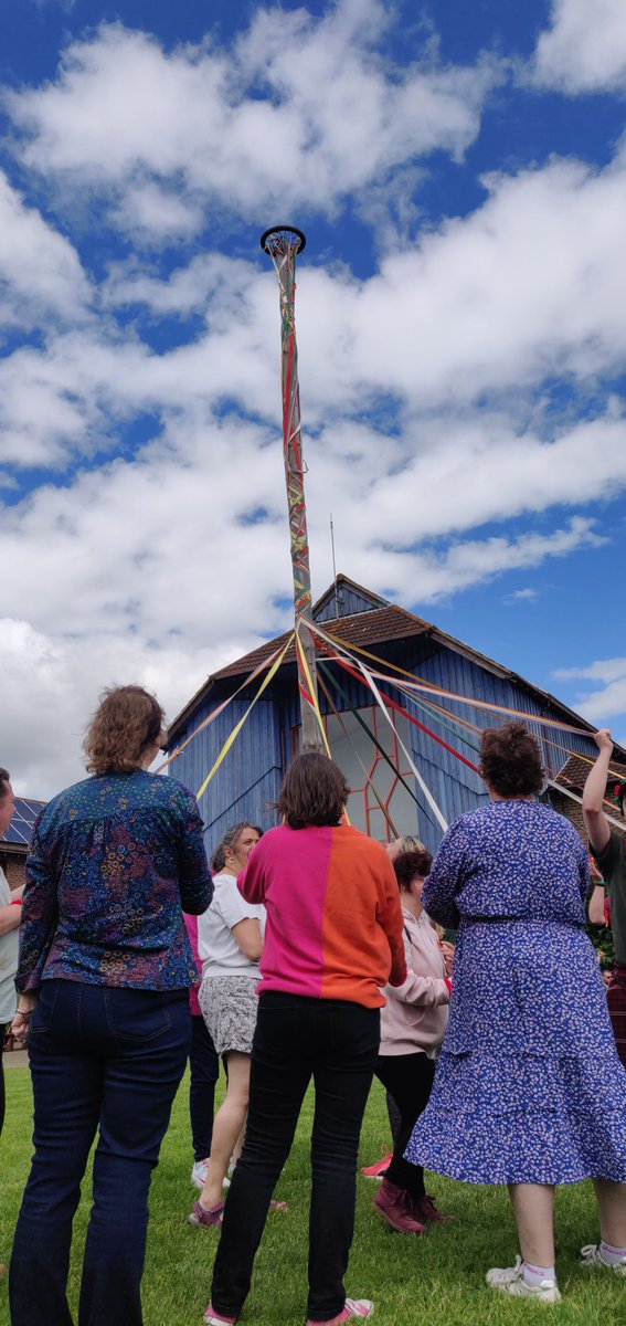CamphillMK's tweet photo. After much rain, we finally had a clear day to celebrate around the maypole. Our community joined on our green to pick our May King and Queen and dance around the maypole.
#CamphillMK #MaypoleDance #Celebration https://t.co/TeFoOOKb8F