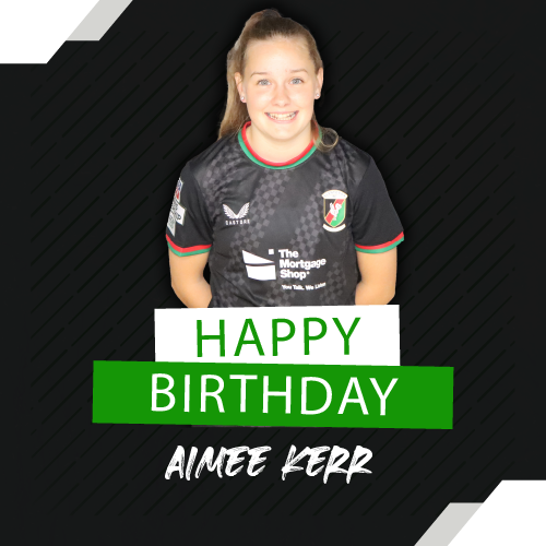 𝗛𝗔𝗣𝗣𝗬 𝗕𝗜𝗥𝗧𝗛𝗗𝗔𝗬! 🎂
Happy birthday Aimee Kerr! Hope you have a great day 🥳