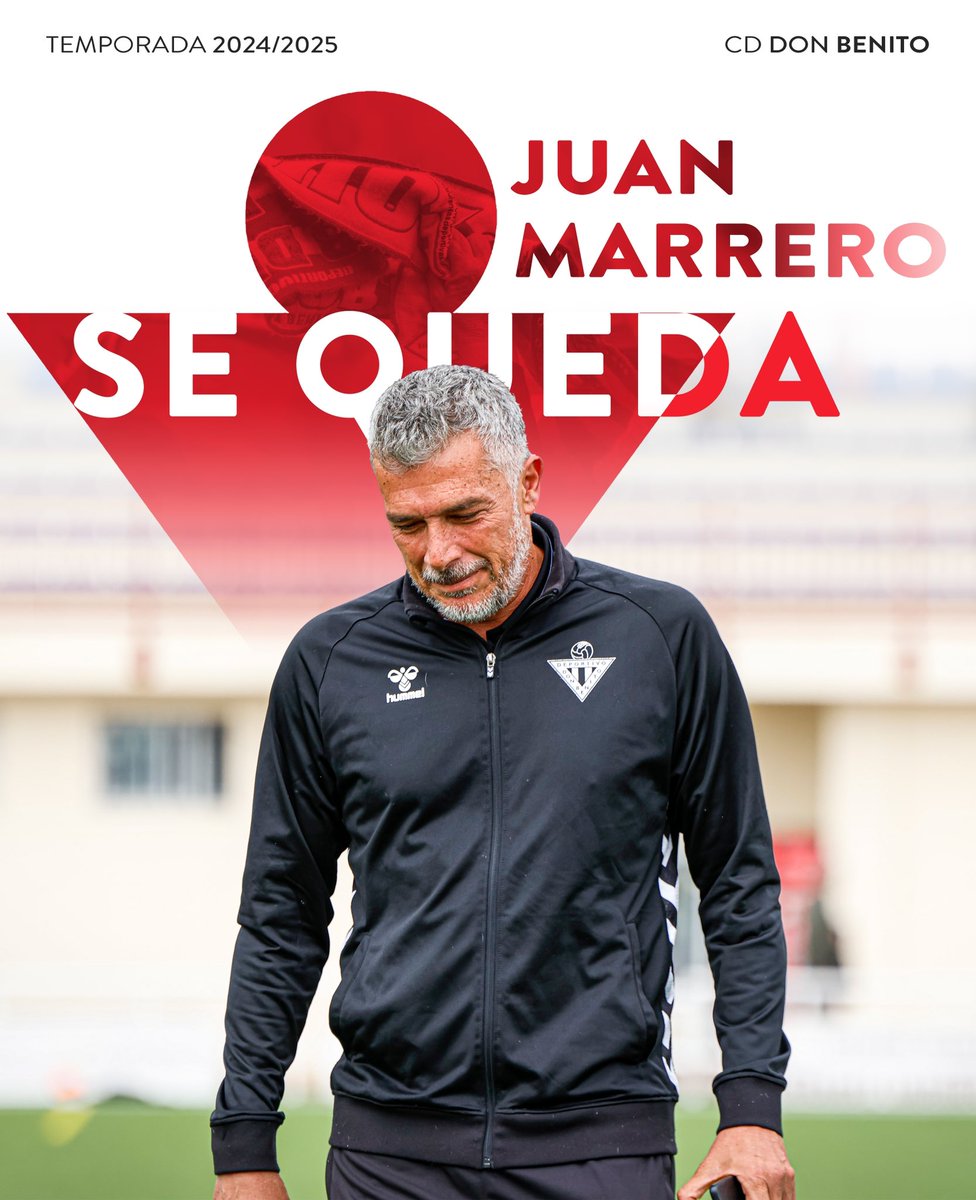 🔛 No podíamos arrancar el nuevo proyecto con una noticia que no fuera esta:

🪖 El #CDDonBenito tiene comandante para #SegundaFederación. 🔴⚪️