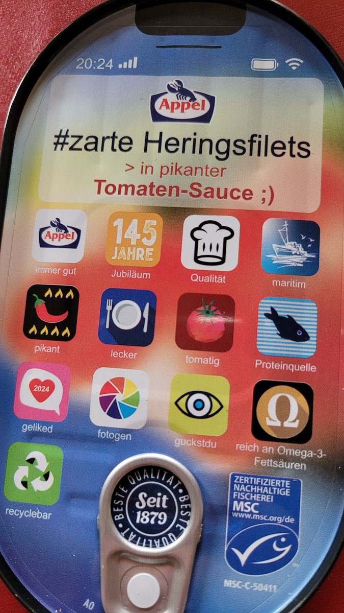 Bin jetzt ein bisschen verliebt in die Produktdesigner von Appel.