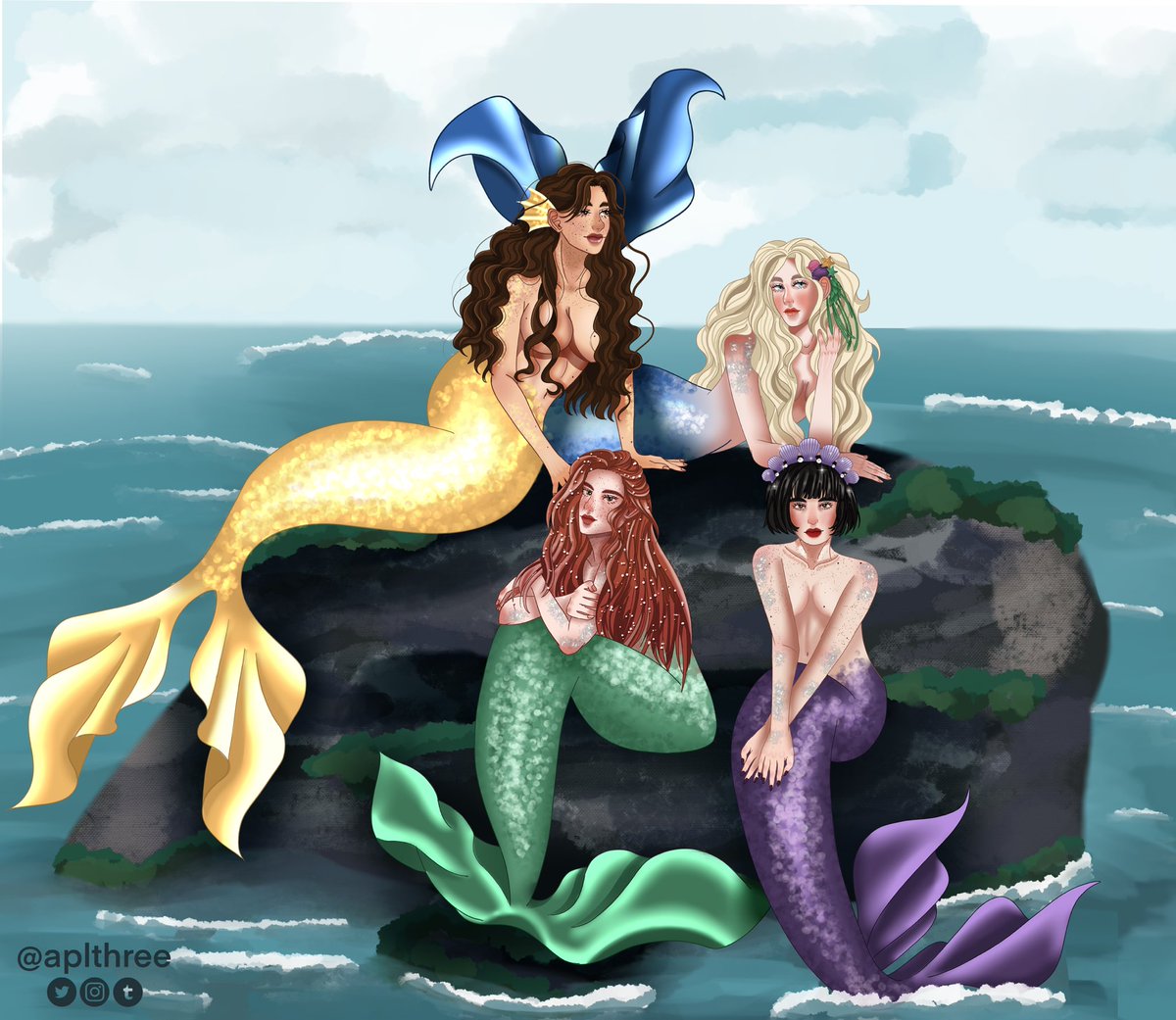 Waiting for some sailors to love or drown. 💛💙💚💜

#ginnyweasley #hermionegranger #lunalovegood #pansyparkinson #mermay