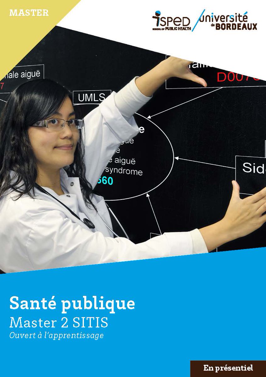 #formation #master #santépublique #publichealth

📣 Plus que quelques jours pour candidater au 𝐌𝐚𝐬𝐭𝐞𝐫 𝟐 𝐒𝐈𝐓𝐈𝐒 !

👉 Infos : bit.ly/M2-SITIS

Inscriptions : bit.ly/3UByxat