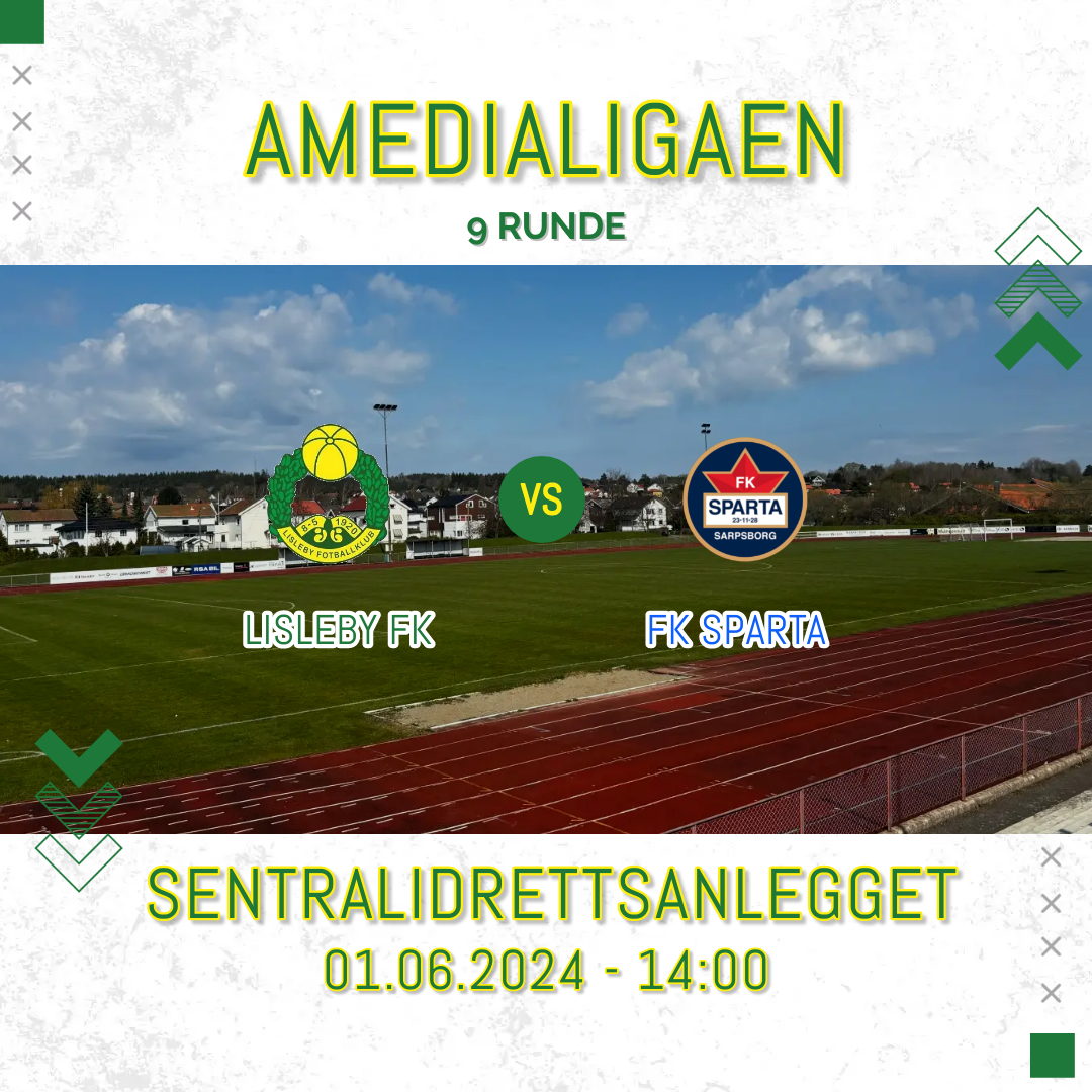 Det er duket for nok en ny hjemmekamp, og denne gangen kommer et av de mest hardtsatsende laget i Amedialigaen. Vi håper vi kan bygge videre på de to siste opplevelsene mot Råde og Sprint og da må vi fortsette i samme spor her også!

Vel møtt! 🟡🟢