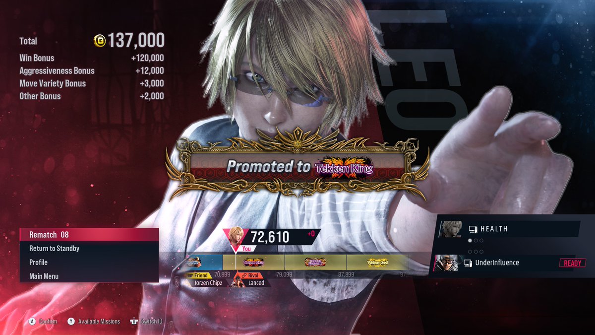 hellth_tk's tweet image. Just hit 100 hours in the game tonight. 

The grind before Kansas K.O. is on.