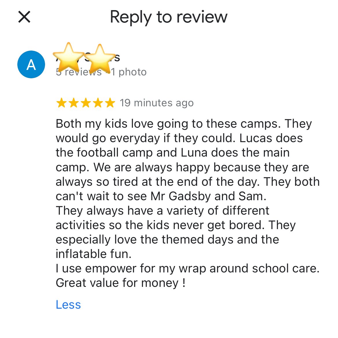 We simply can't take our eyes off or our new uniform, how to bring our brand to life and help keep consistent. Parents are starting to hear the words #SCANME and it's working! By Scanning our QR Code supplemented into uniform
#Feedback #QRcode #GoogleReview #Uniform #Supplemented