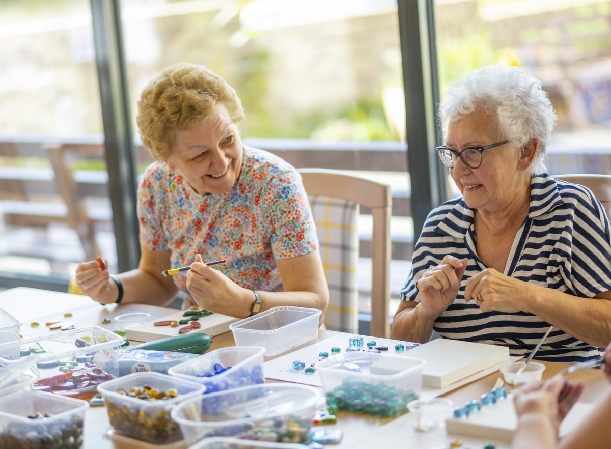 We offer a range of engaging social activities in our supported and extra care housing to increase social connections and help keep our tenants mentally and physically active. We work with local groups such as Alzheimer's Scotland  and OPAL - Scottish Borders #dementiaawareness