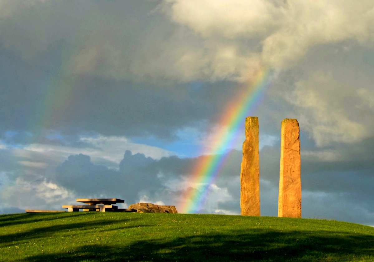 Good morning from beautiful #Donegal ♥ 

Today's #GoodMorning photograph is of a rainbow over Ballymacool Park #Letterkenny 

... at the end of the rainbow there's always Donegal :-) 

#Ireland 
#rainbows #parks #walks #views #clouds #skies 
@ThePhotoHour