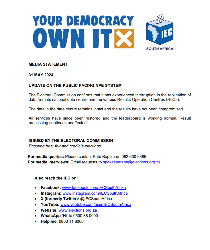 IEC South Africa tweet media