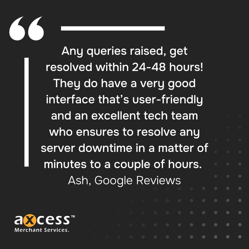 AxcessServices's tweet photo. 𝐓𝐡𝐚𝐧𝐤 𝐲𝐨𝐮 𝐟𝐨𝐫 𝐭𝐡𝐞 𝐟𝐚𝐧𝐭𝐚𝐬𝐭𝐢𝐜 𝐟𝐞𝐞𝐝𝐛𝐚𝐜𝐤! 🙌

hashtag#Review hashtag#Testimonial hashtag#MerchantAccounts https://t.co/3iGY8eBeyj