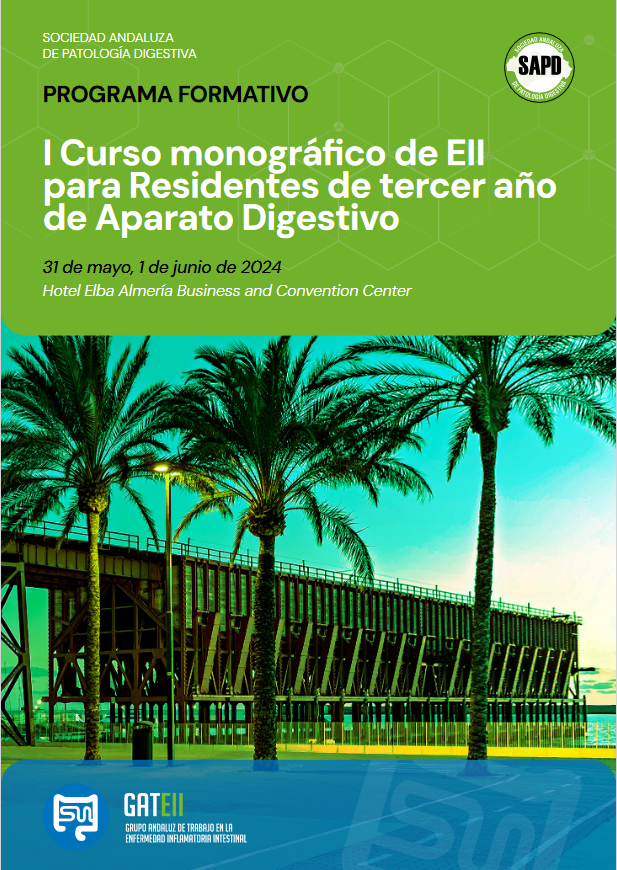 sapdes's tweet photo. 📅 ¡Hoy inicia el I Curso Monográfico de EII para Residentes de 3er año de Aparato Digestivo en Almería! ¡Gracias al #GATEII por esta iniciativa!

Más info 📰: https://t.co/jLJomEA818 https://t.co/SsvSjyOVQe