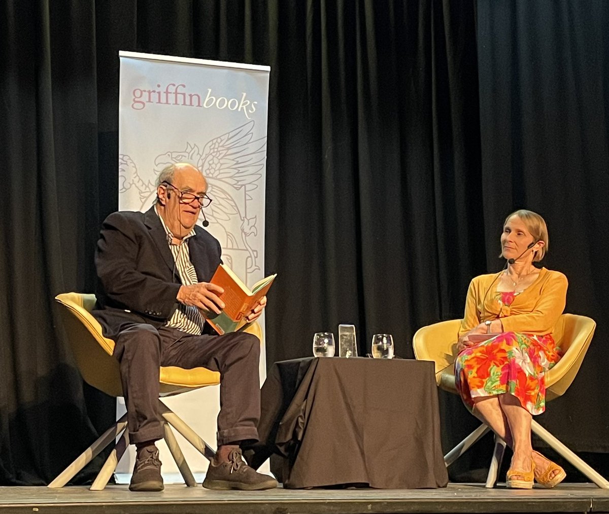 An absolute joy to listen to Colm Toibin last night in Penarth… and to hear the whole room sing Happy Birthday to him!

Thank you so much to the wonderful team @GriffinBooksUK for another unforgettable event 💚🏴󠁧󠁢󠁷󠁬󠁳󠁿🇮🇪🧡