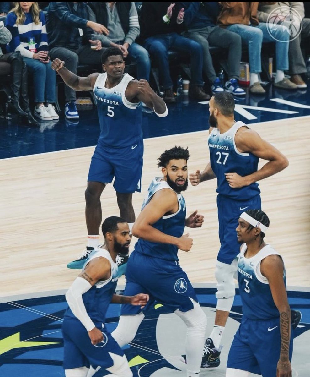 2023-24 Timberwolves season:

- 56-26 (2nd best in franchise history)
- #1 Defense 
- West all star Coach
- 2 all stars
- Naz 6MOTY
- Rudy DPOY
- Ant 2nd Team all NBA
- Beat defending Champs 
- First WCF in 20 years

Wasn’t the outcome we wanted but I’m still proud of this team