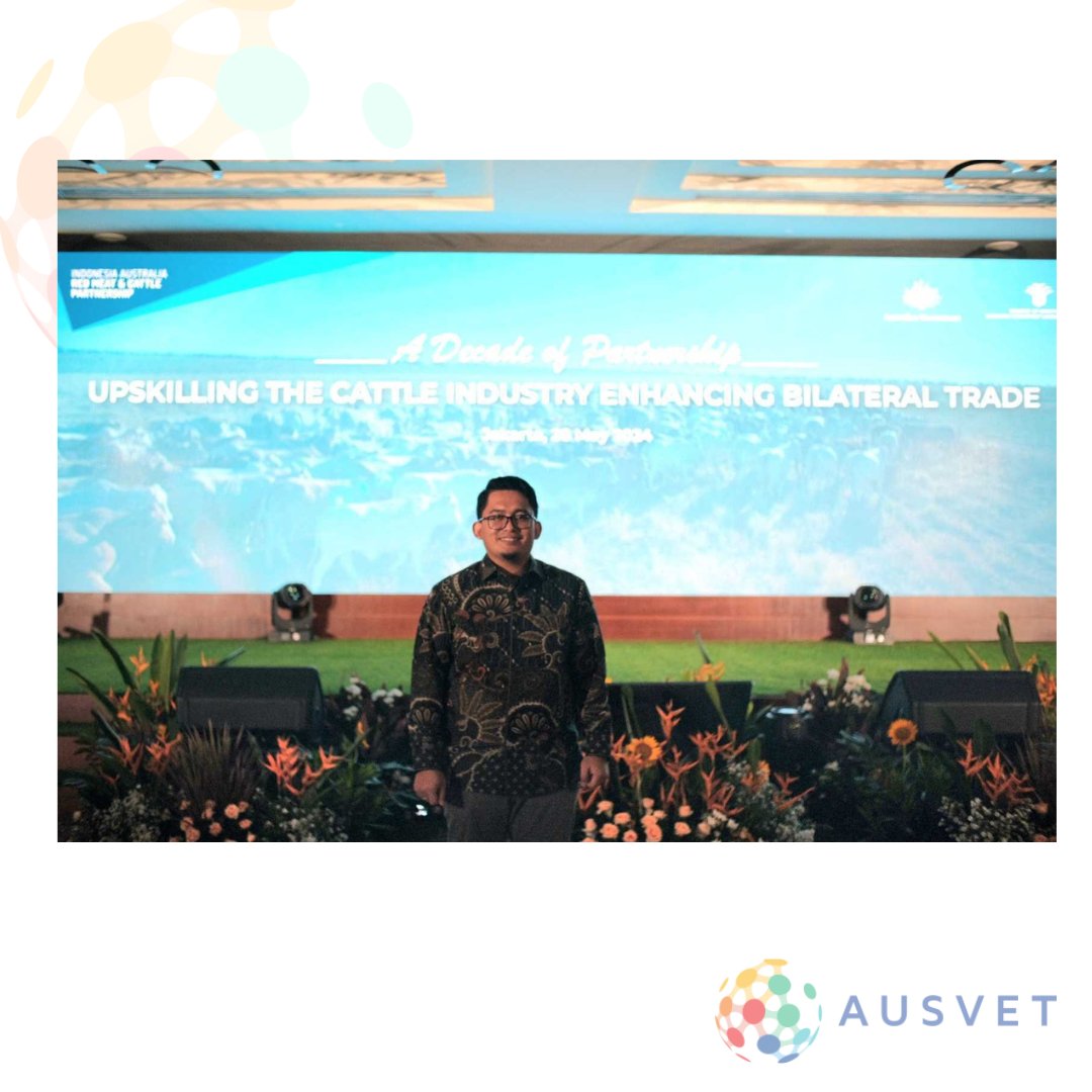 Ausvet's Havan Yusuf presented to @IAredmeatcattle this week discussing Ausvet's experience strengthening biosecurity in the Indonesia cattle industry! 

#vetepi #indolivestock #biosecurity #onehealth #ausvet #indonesia #australia #redmeat #cattle #partnership
