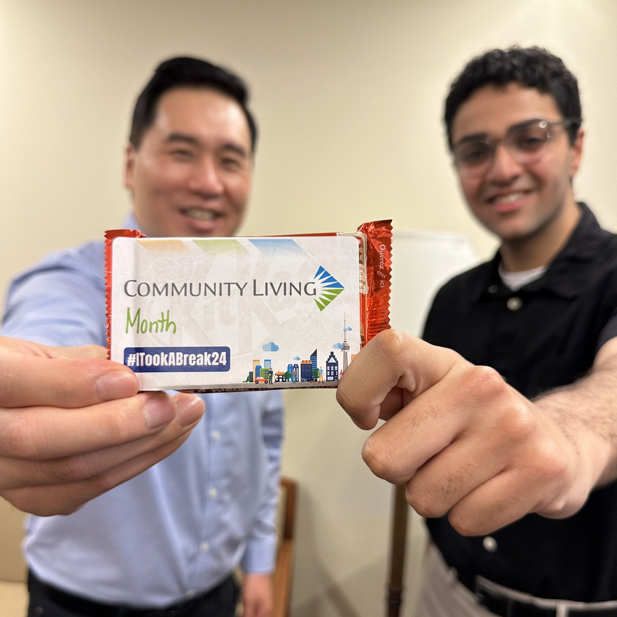 ShaunChenTO's tweet photo. #ITookABreak24 with our intern Ahmed, joining @CLToronto @CLOntario to promote a world in which everyone belongs & everyone is valued, because #DevelopmentalServicesMatter #InclusionMatters #CLMonth2024 https://t.co/rr2CJtjKd2